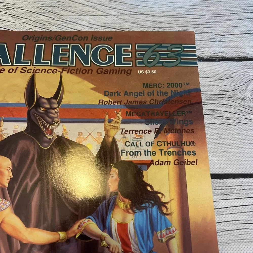 CHALLENGE #63, MAGAZINE OF SCIENCE-FICTION GAMING, MERC: 2000, CALL OF CTHULHU!